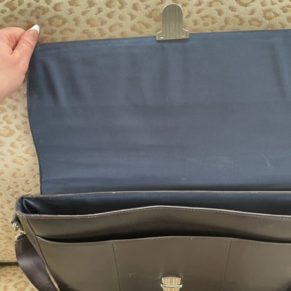 Cole Haan Leather Briefcase - Picture 2 of 4